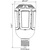 LED Corn Bulb - Adjustable Panels - 175W Metal Halide Equal - 5000 Kelvin Thumbnail