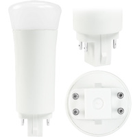 1000 Lumens - 9 Watt - 4000 Kelvin - LED PL Lamp - Replaces 13W-26W CFL - 4 Pin G24q or GX24q Base - Plug and Play - 120-277 Volt - PLT-50155