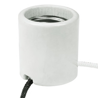 Medium Base HID Socket - 4000kV Pulse Rating - 9 in. Lead - No. 18 AWG - 600 Watt Maximum - 600 Volt Maximum - PLT 40-2608-99