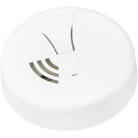 Smoke Alarm - Detects Flaming Fires - Dual Ionization Sensor - 9 Volt Battery Operated - Tamper Resistant Locking Pin - BRK FG250B