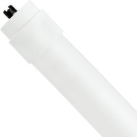 5500 Lumens - 43 Watt - 3500 Kelvin - 8 ft. LED T8 Tube Lamp - Type B Ballast Bypass - T8/HO and T12/HO Replacement - Double-Ended Power - Recessed Double Contact Base - 120-277 Volt - Case of 10 - TCP LT8R43B235KBP