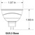 LED MR16 - 5 Watt - 35 Watt Equal - Incandescent Match Thumbnail