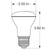 LED R20 - 5.5 Watt - 50 Watt Equal - Halogen Match Thumbnail