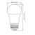 Natural Light - 450 Lumens - 6 Watt - 3000 Kelvin - LED A15 Light Bulb - 3.48 in. x 1.89 in.  Thumbnail