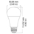 Natural Light - 800 Lumens - 9 Watt - 2700 Kelvin - LED A19 Light Bulb Thumbnail