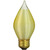 40 Watt - Spun Thread Satin Amber - Bent Tip - Incandescent Chandelier Bulb - 4.5 in. x 1.9 in. Thumbnail