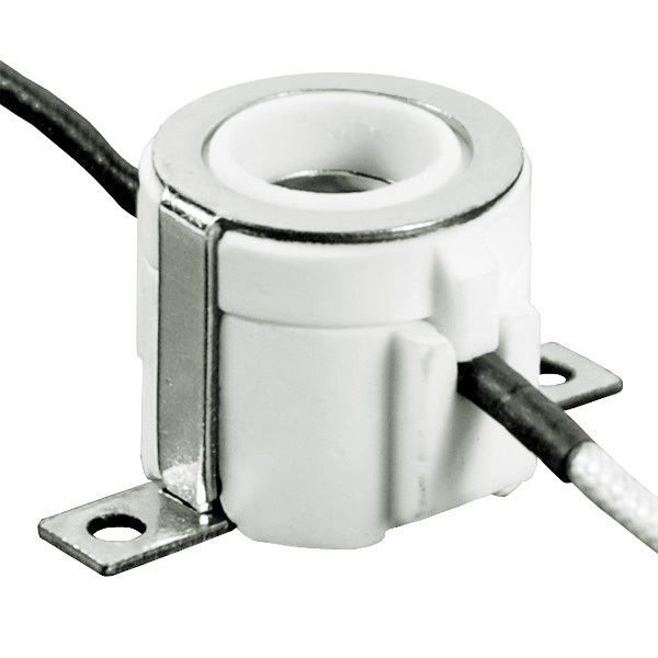 Mini Candelabra Lampholder - 500 Watt - 250 Volt - 12 in. Leads - Premium Quality Brand LW2