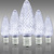 LED C9 - Cool White - Intermediate Base - Faceted Finish Thumbnail