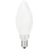 300 Lumens - 3 Watt - 2700 Kelvin - LED Chandelier Bulb - 40 Watt Equal - Incandescent Match - Frosted - Candelabra Base - 120 Volt - Green Creative 98456