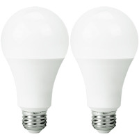1600 Lumens - 17 Watt - 3000 Kelvin -  LED A21 Light Bulb - 2 Pack - 100 Watt Equal -  Medium Base - 90 CRI - 120 Volt - Euri Lighting EA21-4000cec-2