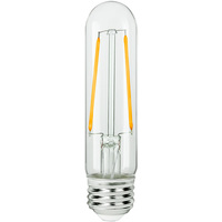 300 Lumens - 3 Watt - 2700 Kelvin - LED T9 Tubular Bulb - 40 Watt Equal - Incandescent Match - 120 Volt - Bulbrite 776853