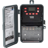 24 Hour Digital Multi-Purpose Time Switch - Raintight Plastic Case - Gray Finish - 120-277 VAC - Tork E101B