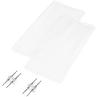 (10 Pack) Invisible Splice Kit - For Flexible LED Neon Rope Light - Includes (2) Shrink Tubes, (2) Splice Pin Connectors
