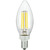 Natural Light - 300 Lumens - 3 Watt - 2700 Kelvin - LED Chandelier Bulb Thumbnail