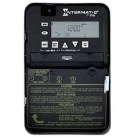 7-Day Digital Single Channel Time Switch - Indoor Steel Case - Gray Finish - 120-277 VAC - Intermatic ET1705C