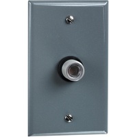 Button Type Photocell - Fixed Position Mounting - Metal Wall Plate Included - LED Compatible - 120 Volt - Precision Multiple A-105W