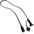 25 ft. Patio String Lights - Black Wire - 15 Sockets Thumbnail