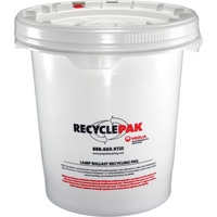 RecyclePak - 5 Gallon Ballast Recycling Pail - Holds 66 lbs. Lamp Ballasts - Includes Instructions and Prepaid Shipping to the Nearest Veolia Recycling Center - Veolia SUPPLY-040