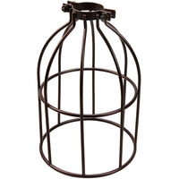 Light Bulb Cage - Open Style - Dark Bronze - Clamp Mount