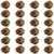 Rolled Mini Light Stringer - 21 ft. - (50) LEDs - Warm White - 5 in. Bulb Spacing - Brown Wire Thumbnail