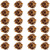 Rolled Mini Light Stringer - 21 ft. - (50) LEDs - Warm White - 5 in. Bulb Spacing - Brown Wire Thumbnail