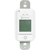 Smart Digital In-Wall Timer Switch - Single Pole or 3-Way - White - 42 On/Off Operations Per Week - Intermatic STW700W