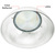 33,600 Lumens - 240 Watt - 5000 Kelvin - Round LED High Bay Fixture Thumbnail