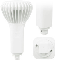 1850 Lumens - 16 Watt - 3500 Kelvin - LED PL Lamp - Replaces 26W-42W CFL - 2 Pin or 4 Pin G24 or GX24 Base - Ballast Bypass - 120-277 Volt - Green Creative 98257