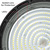 21,000 Lumens - 150 Watt - 4000 Kelvin - Round LED High Bay Fixture Thumbnail
