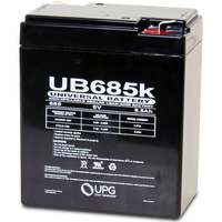 6V, 8.5 Ah - F1 Terminal - UB685 - AGM Battery - UPG D5735