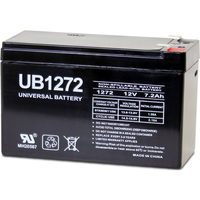 12 Volt - 7.2 Ah - F1 Terminal - UB1272 - AGM Battery - UPG 40760