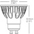 Natural Light - 600 Lumens - 8 Watt - 2700 Kelvin - LED MR16 Lamp Thumbnail