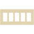 Decorator Wall Plate - Almond - 5 Gang Thumbnail