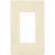 Decorator Wall Plate - Ivory - 1 Gang Thumbnail