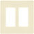 Decorator Wall Plate - Ivory - 2 Gang Thumbnail
