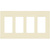 Decorator Wall Plate - Ivory - 4 Gang Thumbnail
