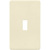 Toggle Wall Plate - Ivory - 1 Gang Thumbnail