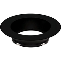 6 in. - Flat Black Plastic Reflector - Fits CR6T LED Downlight Modules - Cree CR6T-TRMBKBB-1