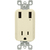USB Port Dual Receptacle - 15 Amp Thumbnail