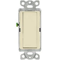Decorator Switch - 4-Way - Paddle On-Off Switch - Light Almond - 120/277 Volt - Lutron CA-4PS-LA