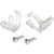 (50 Pack) 3/8 in. - Rope Light Clear Mounting Clips with Screw  Thumbnail