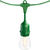 52 ft. Patio String Lights - Green Wire - 24 Suspended Sockets Thumbnail