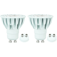 400 Lumens - 8 Watt - 2700 Kelvin - LED MR16 Lamp - GU10 Base - 50 Watt Equal - Soraa Healthy with ZeroBlue Technology - 35 Deg. Flood - Pack of 2 - 120 Volt - Soraa 04694