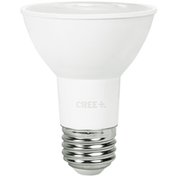530 Lumens - 7 Watt - 2700 Kelvin - LED PAR20 Lamp - 50 Watt Equal - 40 Deg. Flood - Soft White - 92 CRI - 120 Volt - Cree PAR20-50W-P1-27K-40FL-E26-U1