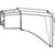 9 in. Aluminum Mounting Arm - For Round or Square Poles Thumbnail
