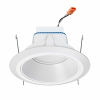 6 in. Selectable LED Downlight Fixture - White Color Tunable from 2700K to 5000K - Works with Alexa - 1000 Lumens - 16 Watt - 65 Watt Equal - 90 CRI - Baffle Trim - 120 Volt - Juno J6AI Series