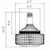 19,200 Lumens - 140 Watt - 4000 Kelvin - LED High Bay Retrofit Thumbnail