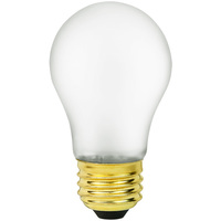 40 Watt - Frost - Incandescent A15 Bulb - Shatter Resistant - Medium Base - 130 Volt - Satco S4881