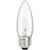 Shatter Resistant - 40 Watt - Opaque - Straight Tip - Incandescent Chandelier Bulb - 3.7 in. x 1.3 in. Thumbnail