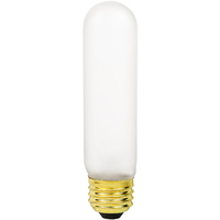 Shatter Resistant - 40 Watt - T10 Incandescent Light Bulb - Silicone Coating - Medium Brass Base - 130 Volt - PLT Solutions - TC-0040T10FR